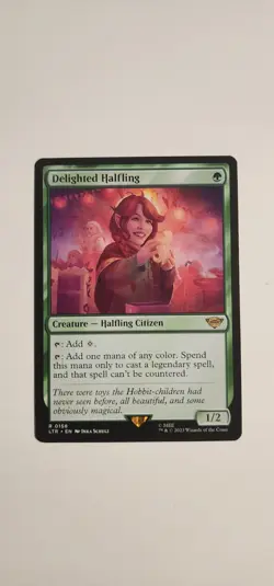 1x Delighted Halfling - Lord of the Rings: Tales of Middle-earth NM Normal - Image 1