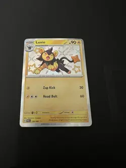Pokemon Luxio Paldean Fates 136/091 Shiny Rare HP *Read Desc* - Image 2