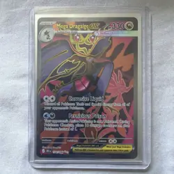 Mega Dragalge EX 104/086 Full Art Ultra Rare Near Mint Chaos Rising Pokemon - Image 1