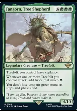 FANGORN, TREE SHEPHERD mtg NM-M Lord of The Rings Rare - Image 1