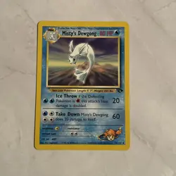 Pokemon Gym Challenge – Misty's Dewgong 54/132 – Uncommon – NM/LP - Image 1