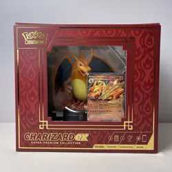 Pokemon TCG Charizard ex Super-Premium Collection Box Sealed New 10 Booster Pack - Image 1