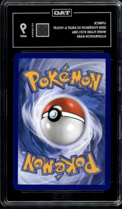 Pokemon TCG Litwick Illustration Rare 101/086 White Flare TAG 9 MINT - Image 2