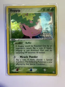 Hoppip - 57/109 - Ex Team Rocket Returns - Holo Stamped MP - Image 1