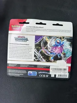 Pokemon Temporal Forces Triple Blister x3 Booster Packs - Cleffa Promo - Image 2