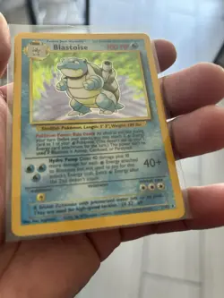 Pokemon TCG Blastoise Base Set 2/102 Holo Unlimited Holo Rare *Crease MP* - Image 4
