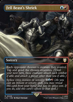 Fell Beast's Shriek SCENE BORDERLESS, The Lord of the Rings, MTG NM/M - Image 1