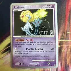 Uxie Lv. 55 - 43/146 - World Championships 2009 Signed Silver Border NM Pokemon - Image 1