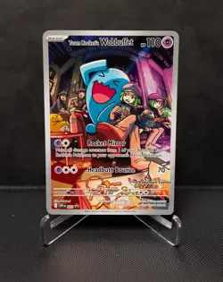 Team Rockets Wobbuffet 203 Pokemon Center Stamped Promo - Image 1