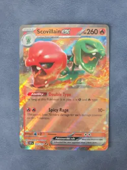 Scovillain ex 037/191 - Double Rare - Pokemon Surging Sparks NM/Pack Fresh - Image 1