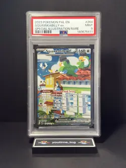 2023 Pokemon Paldea Evolved Special Illustration Rare Squawkabilly Ex #264 PSA 9 - Image 1