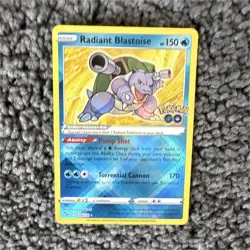 The Pokemon Company Radiant Blastoise 018/078 Pokemon GO Radiant Rare Holo Eng - Image 1