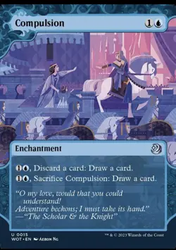MTG WOE Enchanting Tales U Compulsion #0015 - Image 1
