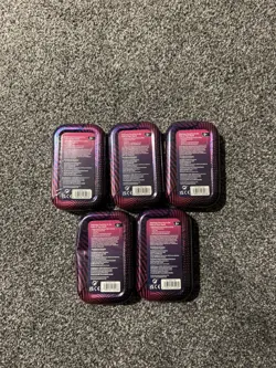 Pokemon TCG: Mega Evolutions Mega Heroes Mini Tins x5 - Image 2
