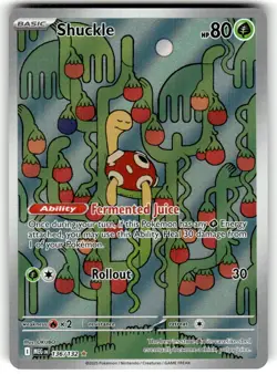 Shuckle 136/132 Illustration Rare Mega Evolution Pokemon Near Mint - Image 1