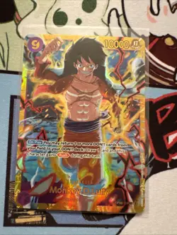 Monkey D. Luffy OP09-119 Secret Rare SEC Emperors New World One Piece English NM - Image 1
