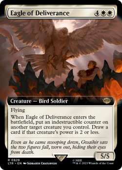 Eagle of Deliverance EXTENDED, The Lord of the Rings, MTG LTR NM/M - Image 1