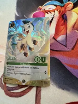 Pegasus - Gift for Hercules 1 Disney Lorcana Promo Cards Holo - Image 2