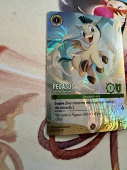 Pegasus - Gift for Hercules 1 Disney Lorcana Promo Cards Holo - Image 3