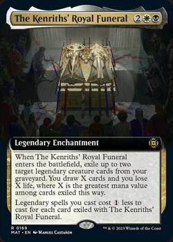 x1 The Kenriths' Royal Funeral - Extended Art R MTG March of the Machine: The Af - Image 1