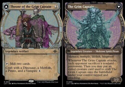 x1 Throne of the Grim Captain // The Grim Captain LCI MTG 313 SHOWCASE RARE 1x - Image 1