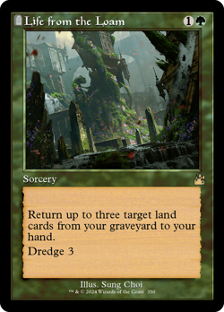 Life from the Loam RETRO FRAME, Ravnica Remastered, MTG NM/M - Image 1