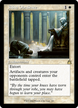 Blind Obedience RETRO FRAME, Ravnica Remastered, MTG NM/M - Image 1