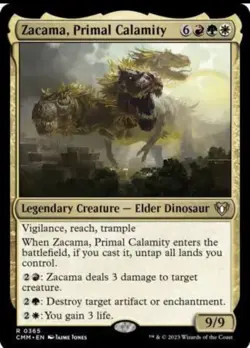 Zacama, Primal Calamity 0365 Near Mint MTG Commander Masters - Image 1
