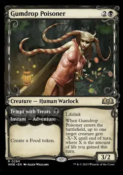 MTG Wilds of Eldraine SHOWCASE R Gumdrop Poisoner #0280 - Image 1