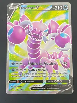 CARTE POKEMON DRASCORE V 175/185 FR ULTRA RARE EB VOLTAGE ECLATANT - NEUF - Image 1