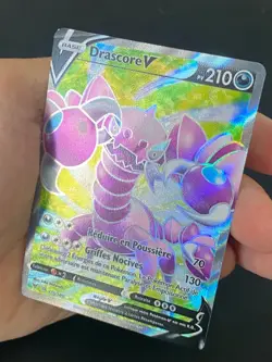 CARTE POKEMON DRASCORE V 175/185 FR ULTRA RARE EB VOLTAGE ECLATANT - NEUF - Image 2