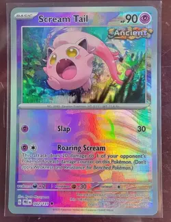 Scream Tail (Master Ball Pattern) 042/131 Pokemon Prismatic Evolutions Holo - Image 1