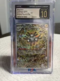 Pokemon Magneton 159 Promo Surging Sparks CGC 10 PRISTINE - Image 1