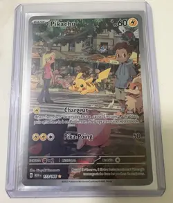 Carte Pokemon PIKACHU 173/165 HOLO EV3.5 MEW Ecarlate et Violet 151 FR NEUF - Image 1