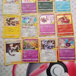 Pokemon TCG 25th Anniversary Celebrations Bundle of 16 Cards No Duplicates - Image 3