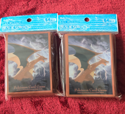 2x Charizard Sleeves Pokemon Center Japan Exclusive 64 Count - Image 1