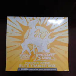 Pokemon Center Exclusive Sword and Shield Brilliant Stars Elite Trainer Box New - Image 1