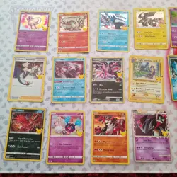 Pokemon TCG 25th Anniversary Celebrations Bundle of 21 Cards No Duplicates - Image 2