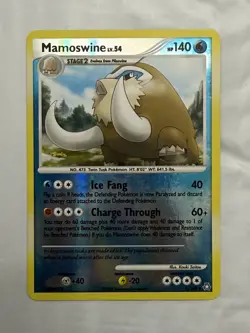 Pokemon Diamond Pearl Legends Awakened - Mamoswine DPBP#278  9/146 - LP - Image 1
