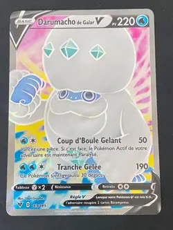 CARTE POKEMON DARUMACHO DE GALAR V 169/185 FR ULTRA EB VOLTAGE ECLATANT - NEUF - Image 1