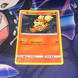 Growlithe 1/12 Holo MCDONALDS 2018 HEAVY PLAY Pokemon Card - Image 1