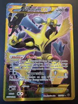 Pokemon Alakazam EX Fates Collide 125/124 Englisch 2016 Secret Rare Simsala - Image 1