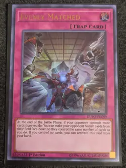 Evenly Matched DUPO-EN099, Ultra Rare, 1st Edition VLP - Image 1