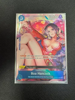 One Piece Boa Hancock ST03-013 Full Art Foil Promo English NM - Image 1