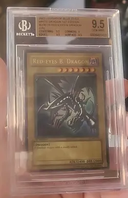 Yugioh 2002 LOB-070 Red Eyes B. Dragon Wavy 1st Edition Ultra Rare GEM MINT ! - Image 5