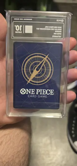 PCG Pristine 10+ Shanks OP09-004 One Piece 2nd Anniversary Foil Parallel CN 2025 - Image 2