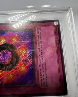 yugioh Ring of Destruction PGD-000 SECRET REVERSE FOIL HOLO BLEED PSA Graded - Image 2