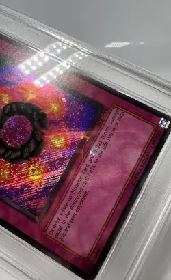 yugioh Ring of Destruction PGD-000 SECRET REVERSE FOIL HOLO BLEED PSA Graded - Image 4