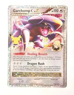 POKEMON CARD GARCHOMP C LV X HOLO 145/147 GOOD CONDITION 2009 - Image 1