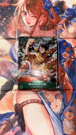 Monkey.D.Luffy P-135 Winner Stamp OP16 Pre-Release Event Promo Card ✨Sealed ✨ - Image 1